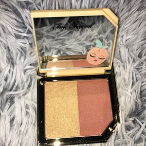 Too Faced Fruit Cocktail Blush Duo apricot in the